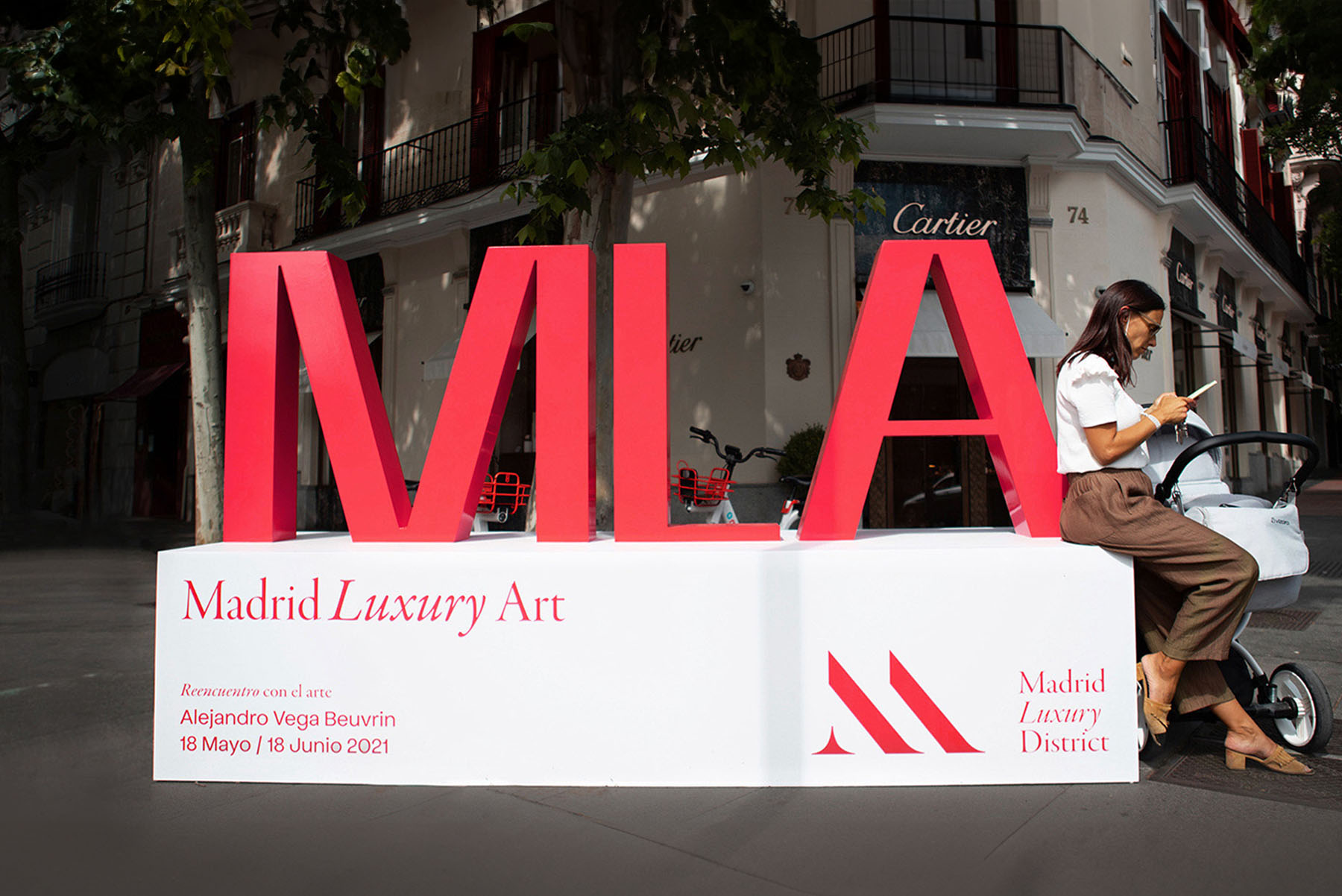 Madrid Luxury Art, AGM Art Management, Madrid Luxury District. Brand Identity for Madrid Luxury Art by Camila Curiel